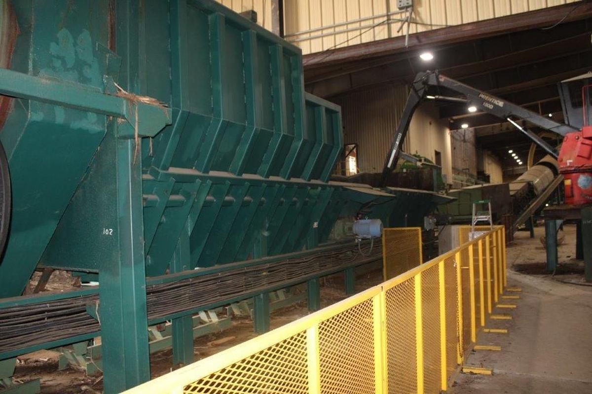 Used COMPLETE CHIPMILL - MANITOWOC 9x80 DRUM DEBARKER