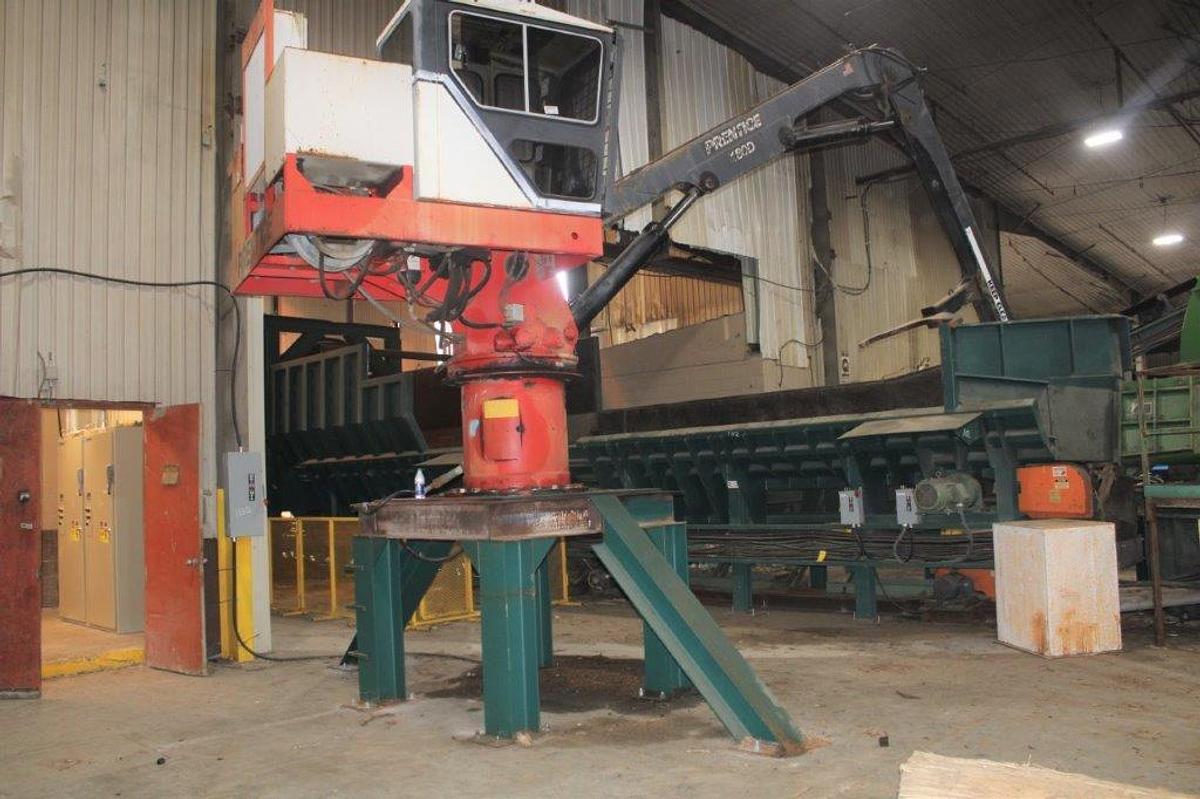 Used COMPLETE CHIPMILL - MANITOWOC 9x80 DRUM DEBARKER