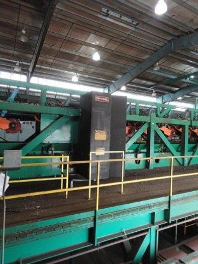 Used Optimil Double Length Infeed - Side Shift and Skew