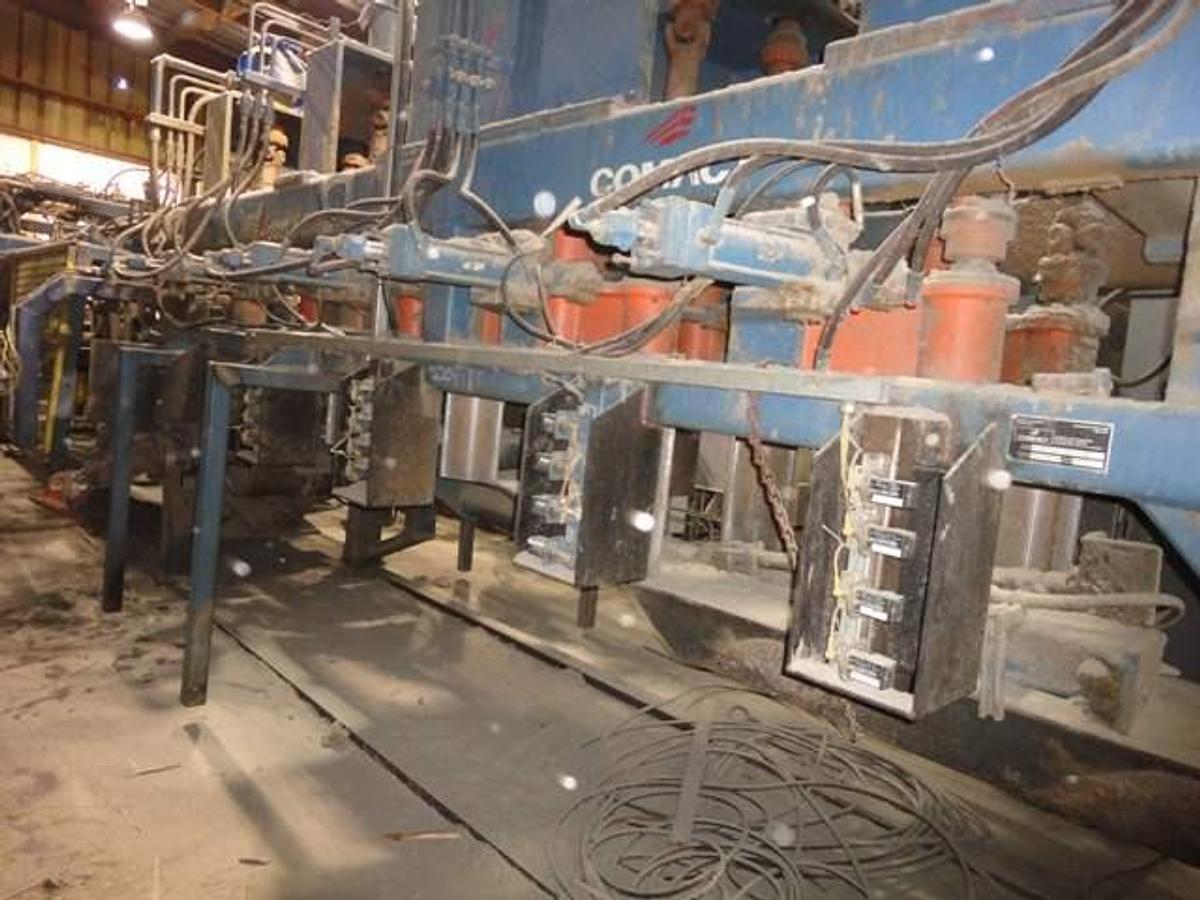 Used Comact DDM 12-SBP Profile Curve Sawing Canter Line