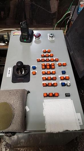 Used SHARP CHAIN SYSTEM C/W 5FT REDUCER BANDMILL