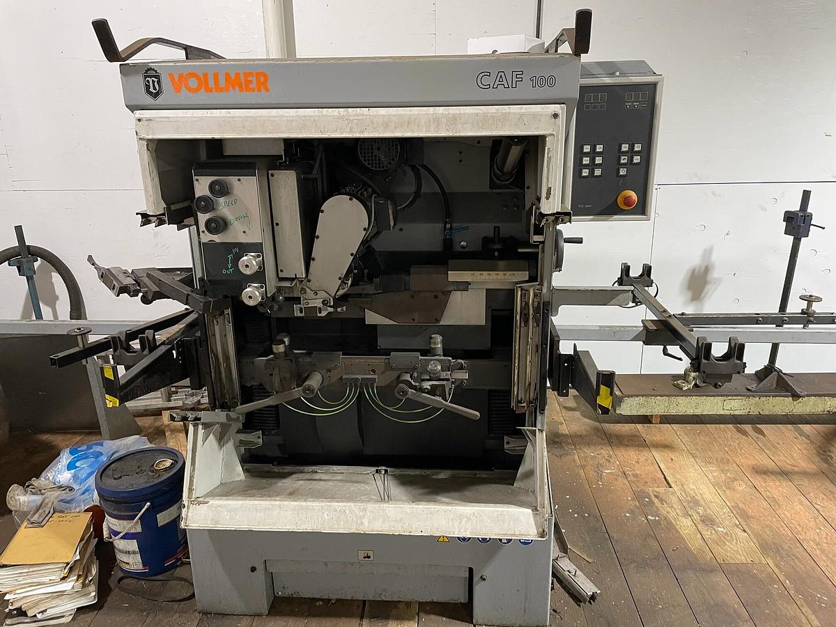 Used VOLLMER BANDSAW STELLITE TIPPER/ANNEALER AND SIDE AND FACE GRINDER