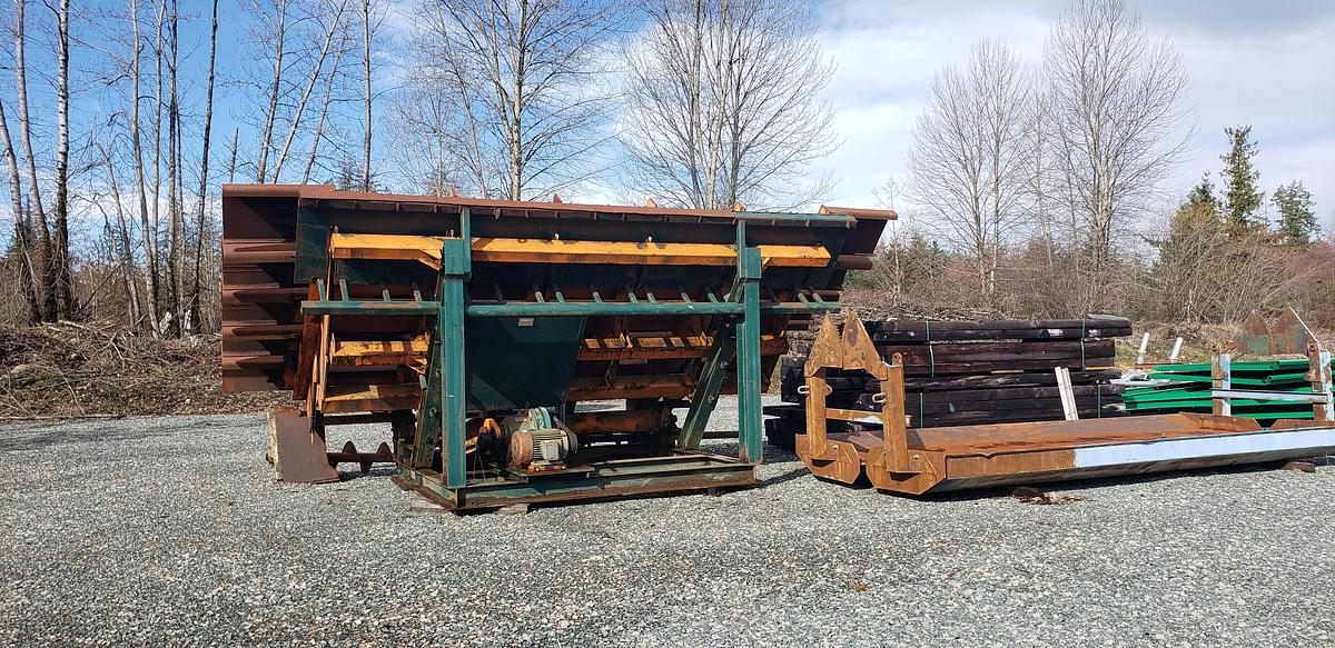 Used 20' LES ACIER JP DOUBLE ACTING STEP FEEDER