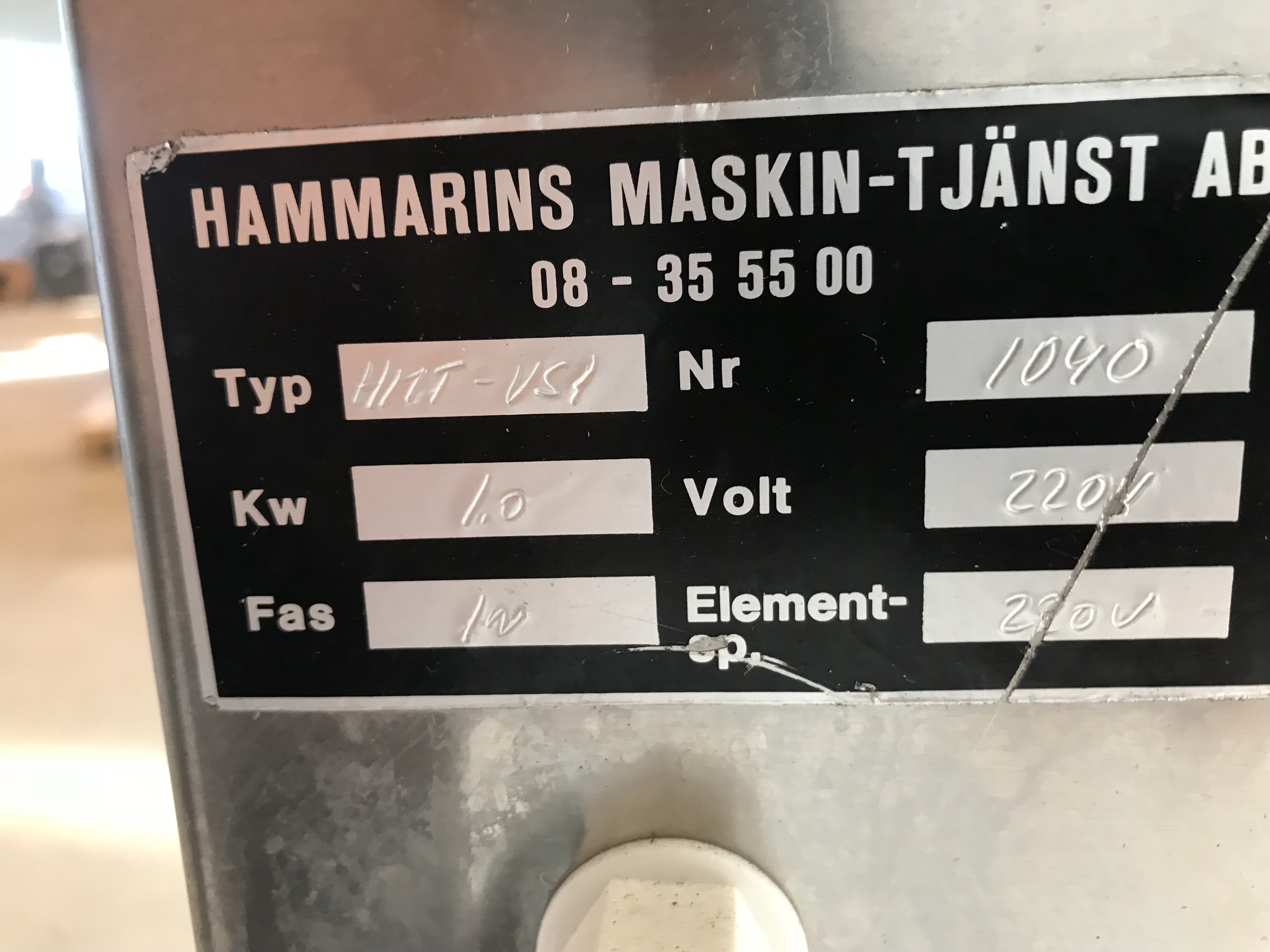 Begagnad Värmeskåp Hammarins 50x30cm