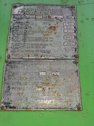 Used Press Cold Extrusion Russian KB0034B