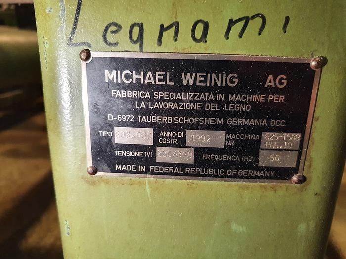 Used Weinig T&G production Linea produzione perline  Hydromat Super 30 B