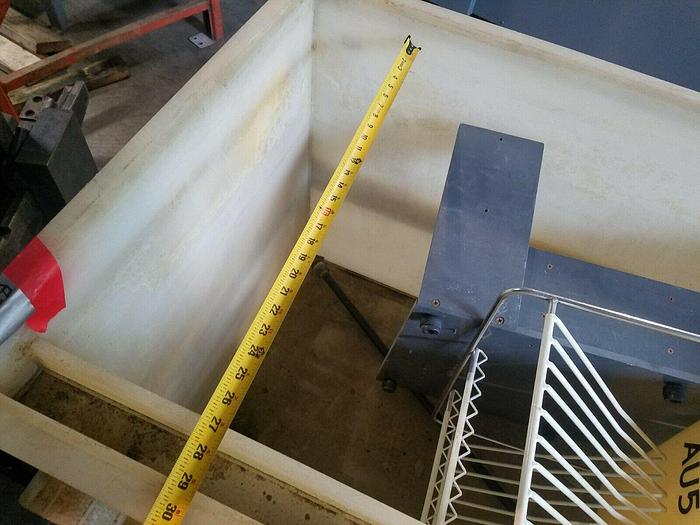Used Reinforced Polypropylene Tank 27" x 40" x 28 deep Plating Washing