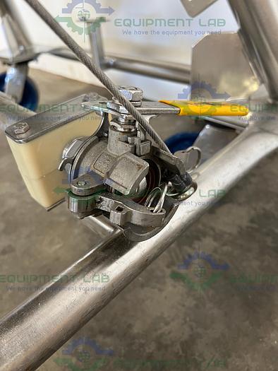 Used DCI 200 Liter Stainless Steel Jacketed Reactor Mixing Tank w/ PharMix Agitator