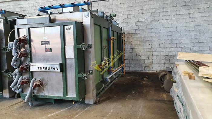 Used Mudffled Gas turbo Kiln Moretti mod. FDTM4