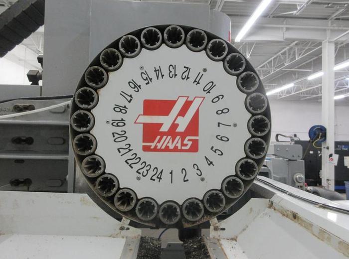 Used 2005 HAAS VM-3 CNC Vertical Machining Center w 24+1 Side Mount Tool Changer, Haas Probing System w Tool Presetter & Part Probe