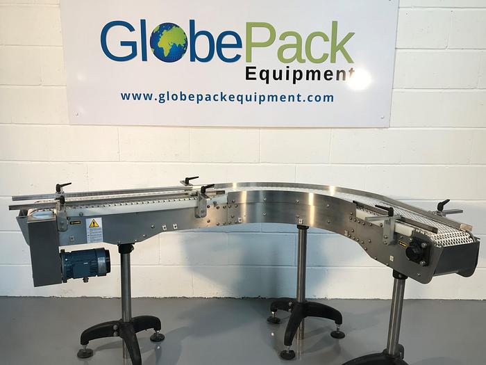 Used MORC 90degree slat conveyor