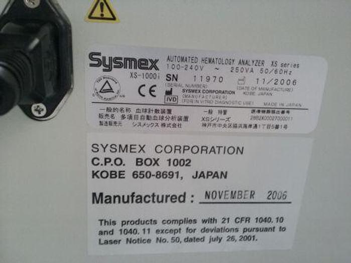 Used SYSMEX XS-1000i