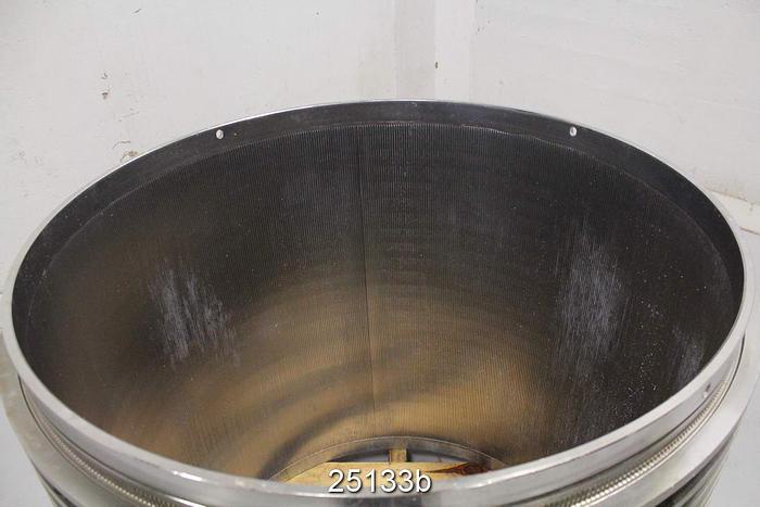 Used Sunds T-9 Pressure Screen Basket, 0.004'' Slots, 5.15% Open Area #25133