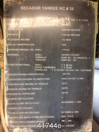 Used Voith Tissue and Napkin Machine, 102" trim, 15-40 Gr/M2 #41744