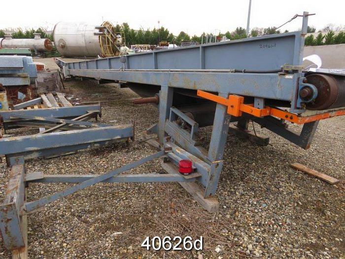 Used Kvaerner Hymac 45' Long 57" Wide Belt Conveyor for Pulper #40626
