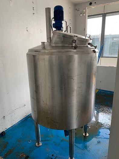 Used 850 liters rustfri proces tank