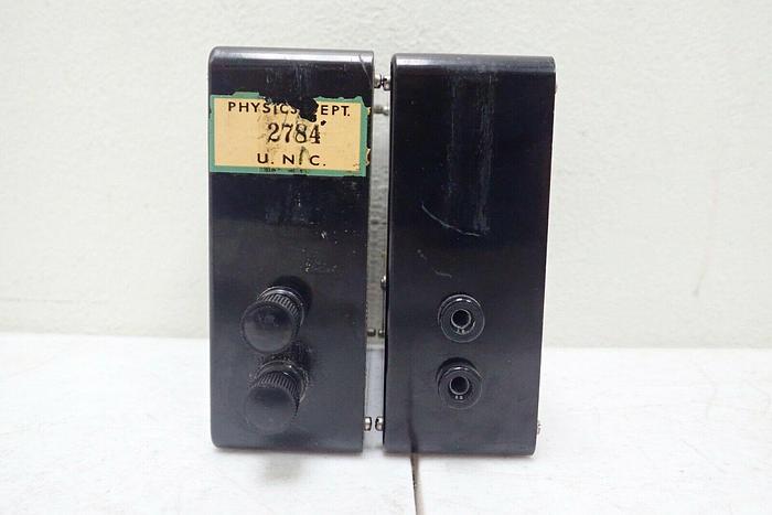 Used Lot of 2 Central Scientific Company 82550 DC-AC Projection Meters