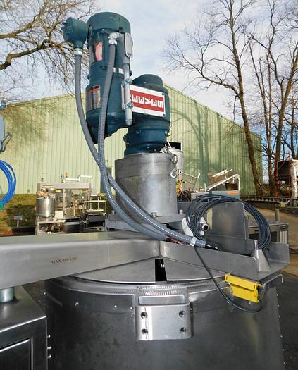 Used 80 GALLON GROEN TWIN ACTION AGITATED KETTLE - S/S - JACKETED