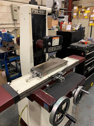 Used 6" X 18", CHEVALIER, FSG-618M, MANUAL SURFACE GRINDER