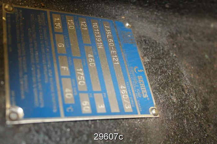 Used Gorman Rupp JJ8L60-E121 Submersible Pump #29607