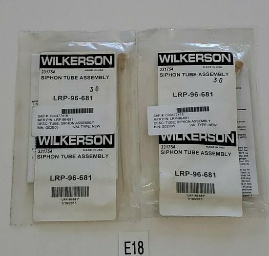 *NEW* LOT OF 2 WILKERSON LRP-96-681 Siphon Tube Assembly Kit + Warranty!