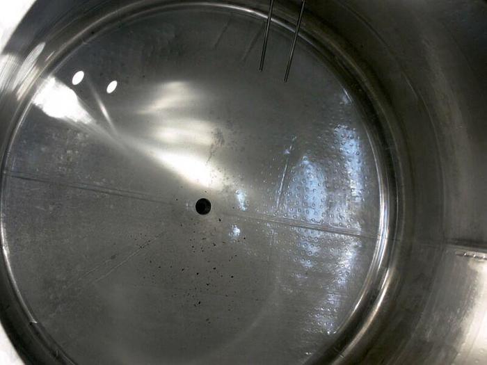 Used Paul Mueller 4000 Liter SS Jacketed Reactor w/ Agitator 25 PSI FV &138 PSI
