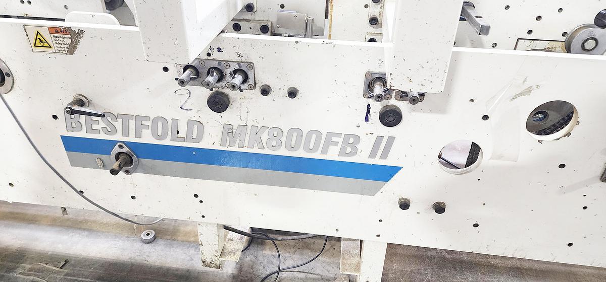 Used Masterwork BestFold MK 800 FBII High speed automatic folder-gluer