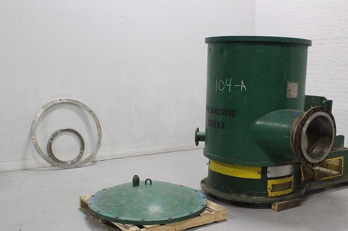 Used BIRD MDL 40 PRESSURE SCREEN S/S BELT DRIVEN