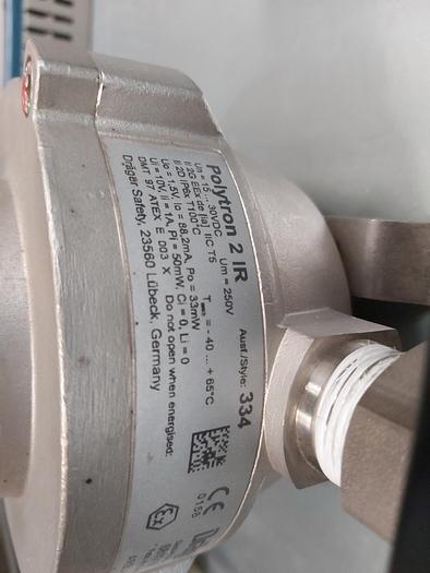 Usado Estación de medición de gas completa, incluido Polytron 2 IR Ex 334 Dräger, usada