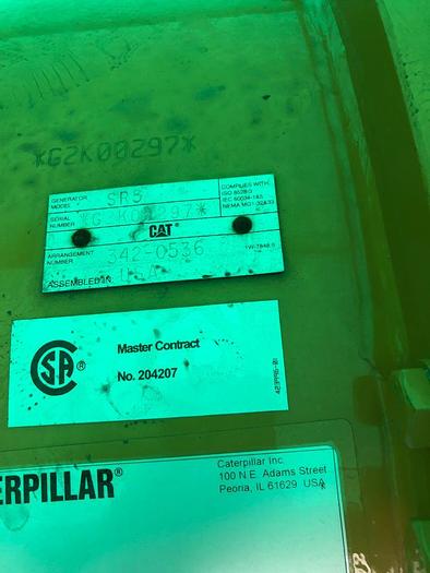 Caterpillar generators Marine Tier II with class certificates