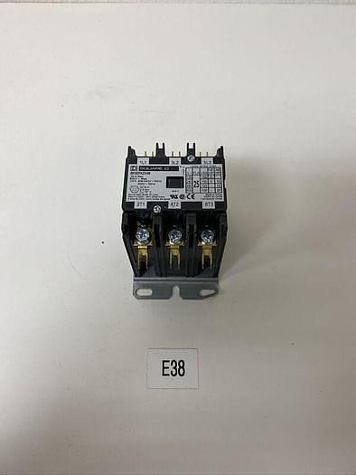 Used New Square D 8910DPA23V09, 25A, 3P, 208-240/220V Contactor, Warranty