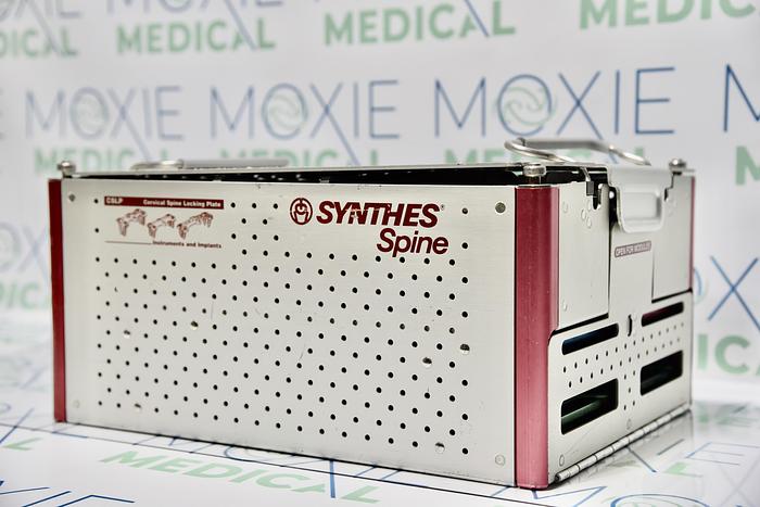 Used Synthes Cervical Spine Locking Plate System Instrument Set, In-Stock