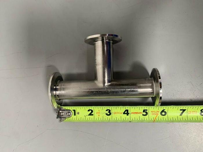 Used HPS Products 5.5" 316L Stainless Steel 3-way Pipe w/ 2" Sanitary Fittings