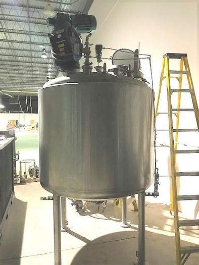 Used 660 GALLON NORTHLAND STAINLESS REACTOR - T-316L S/S - 50 PSI/FV/167 PSI