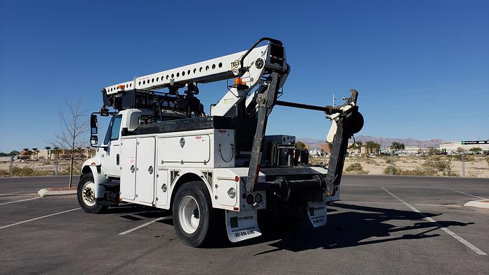 Used 2003 International 4400 w/ Telsta T40D Cable Placer Bucket Truck