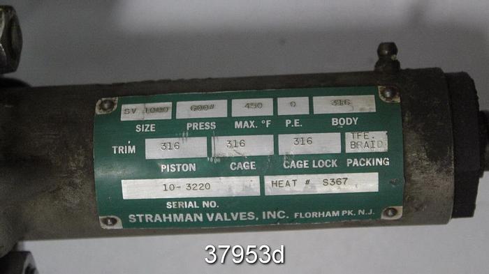 Used Straham SV-1000 Sample Valve #37953