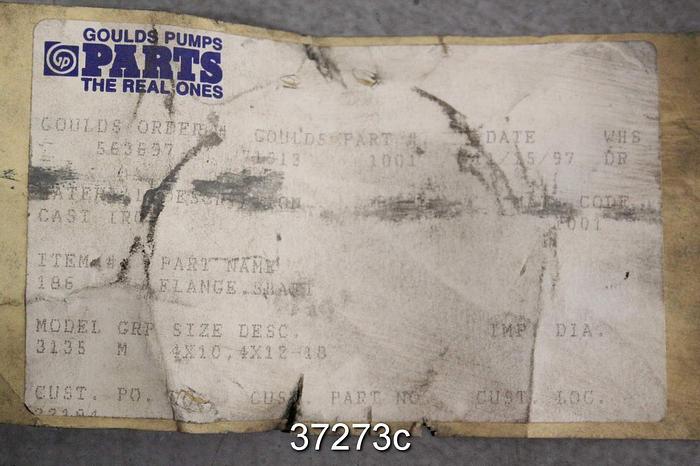 Unused Goulds 3135 M 4x10x18, 4x12x18 Shaft Flange, 71813 #37273