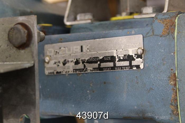 Used Dezurik 3" Air Operated V-Ball Valve, Stainless Steel Body #43907