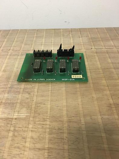 Used Sodick, WSP-01A , PC Board, S/N- 0202