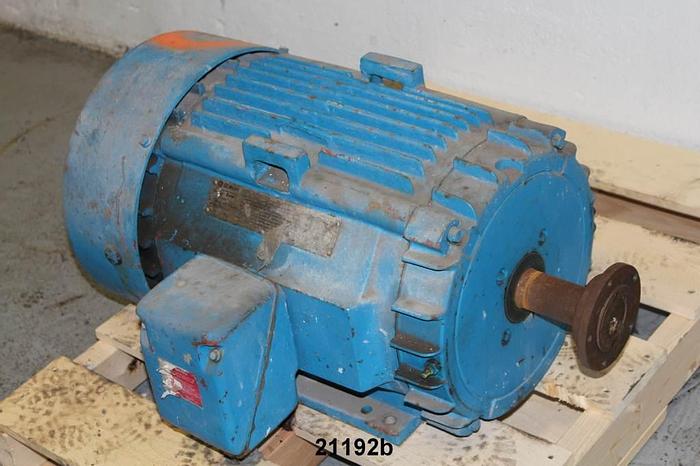 Used General Electric 5KS284SE205D8 Motor, 25 Hp, 1770 Rpm, 230-460 Volt, 284T Frame #21192