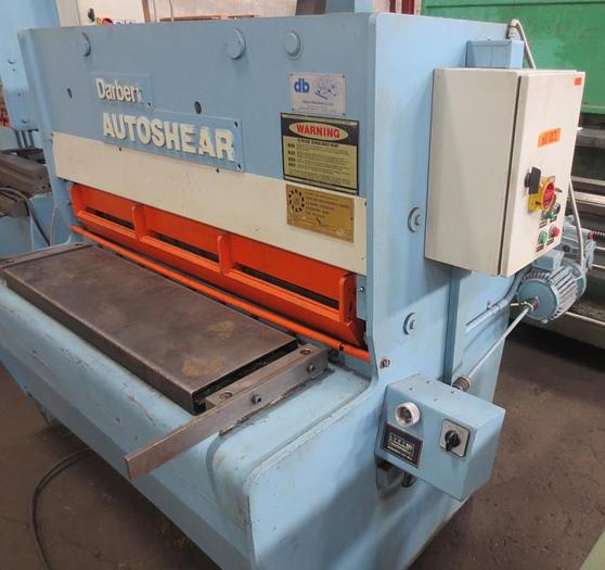 Used 1/4" X 4', DARBERT S250, HYDRAULIC SHEAR