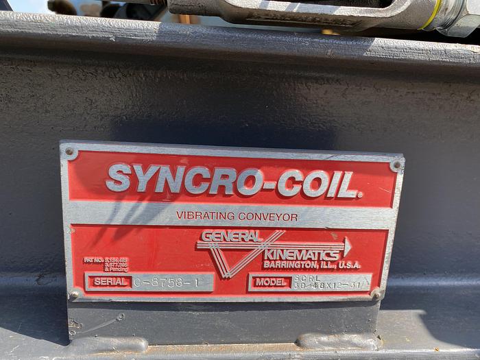 Used GENERAL KINEMATICS OSCILLATING CONVEYOR