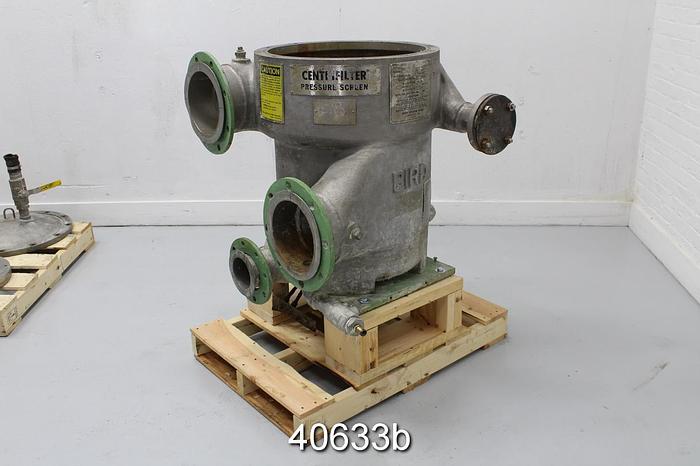 Used Bird 200 Pressure Screen, Stainless Steel #40633