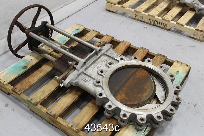 Used True Line 16" V-Port Hand Operated Knife Valve #43543