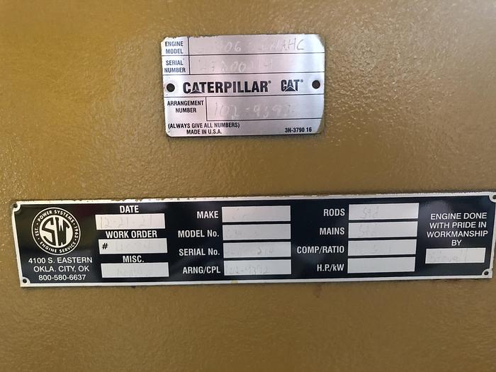 Used Caterpillar G3406SI NAHC
