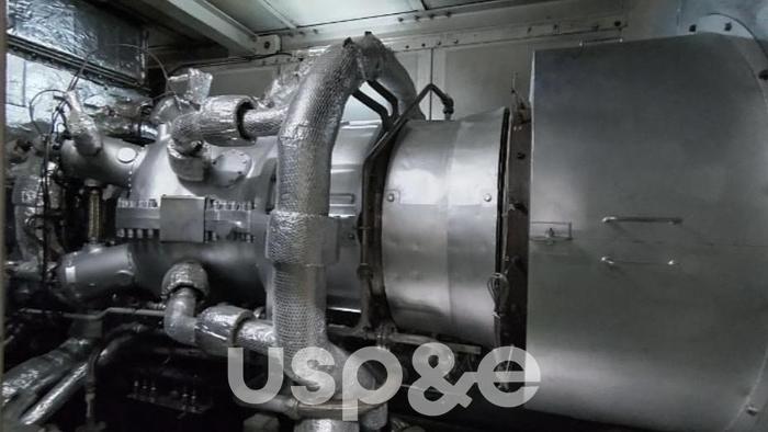 Used 5.5 MW 2002 Used Kawasaki PUC60 Ecoplus Natural Gas Turbine