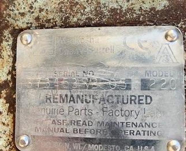 Used Waukesha Model 220 Positive Displacement Pump 220