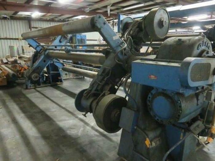 Used 100" (2.54M) BLACK CLAWSON SHAFTLESS TURRET UNWIND 60" DIA.