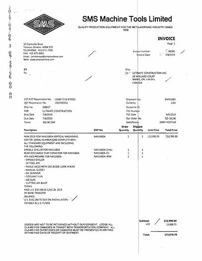 Used 2018 YCM NXV1680A