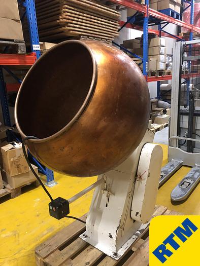 Used (2) Copper Coating Pans